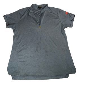 Mc Donalds Apparel Collection Uniform Shirt Womens L Short Sleeve Work Shirt